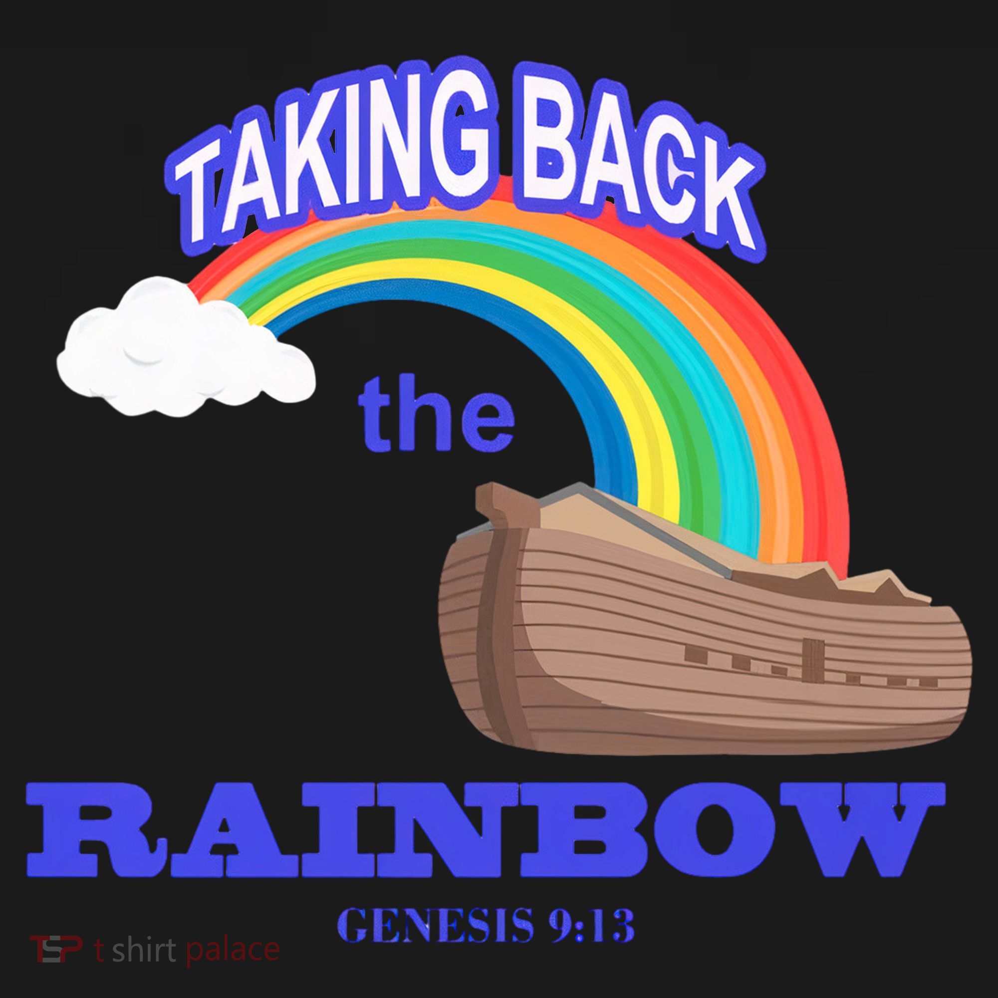 Taking Back The Rainbow Christian Jesus Rainbow Ship Apron