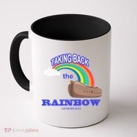 Taking Back The Rainbow Christian Jesus Rainbow Ship Coffee Mug thumb 0