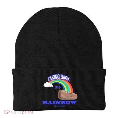 Taking Back The Rainbow Christian Jesus Rainbow Ship Beanie