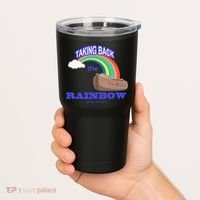 Taking Back The Rainbow Christian Jesus Rainbow Ship Tumbler thumb 2