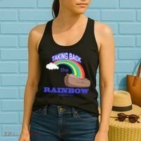 Taking Back The Rainbow Christian Jesus Rainbow Ship Women's Tank Top thumb 2