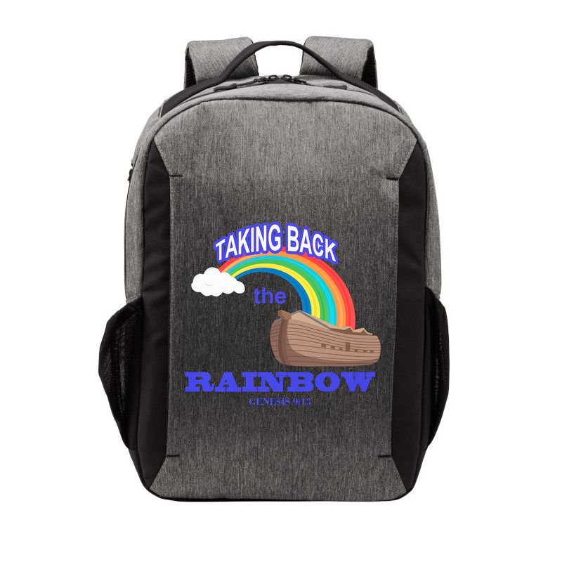 Taking Back The Rainbow Christian Jesus Rainbow Ship Vector Backpack