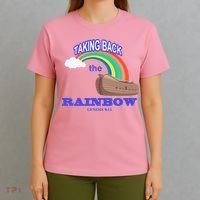 Taking Back The Rainbow Christian Jesus Rainbow Ship T-Shirt thumb 4