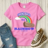 Taking Back The Rainbow Christian Jesus Rainbow Ship Women's T-Shirt thumb 3