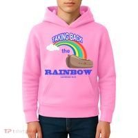 Taking Back The Rainbow Christian Jesus Rainbow Ship Kids Hoodie thumb 4
