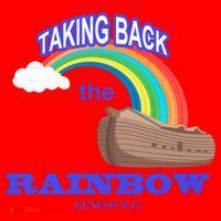 Taking Back The Rainbow Christian Jesus Rainbow Ship Santa Hat thumb 1