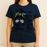 The Best Things In Life Mess Up Your Hair UTV SXS Funny T-Shirt thumb 4