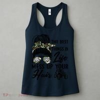 The Best Things In Life Mess Up Your Hair UTV SXS Funny Women's Tank Top thumb 3