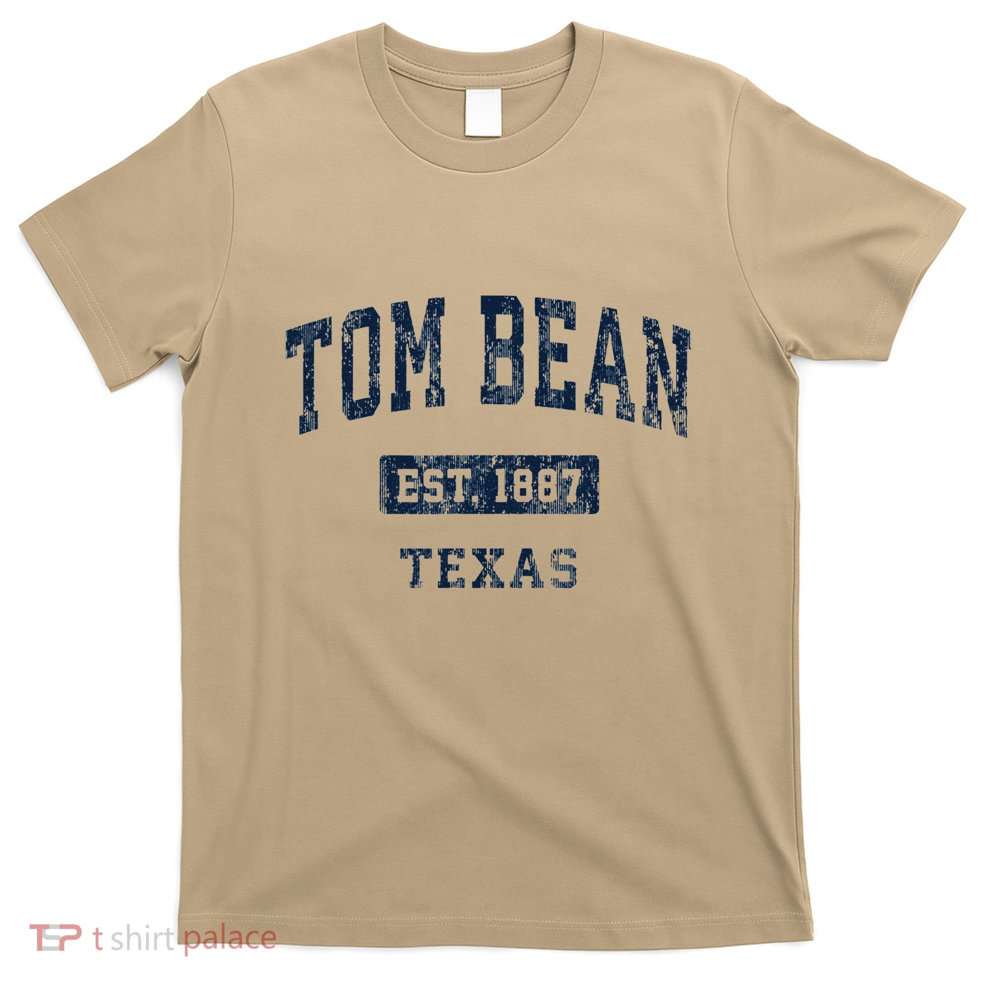 Tom Bean Texas Tx Vintage Established T-Shirt