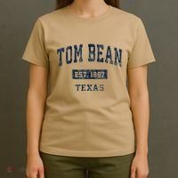 Tom Bean Texas Tx Vintage Established T-Shirt thumb 4