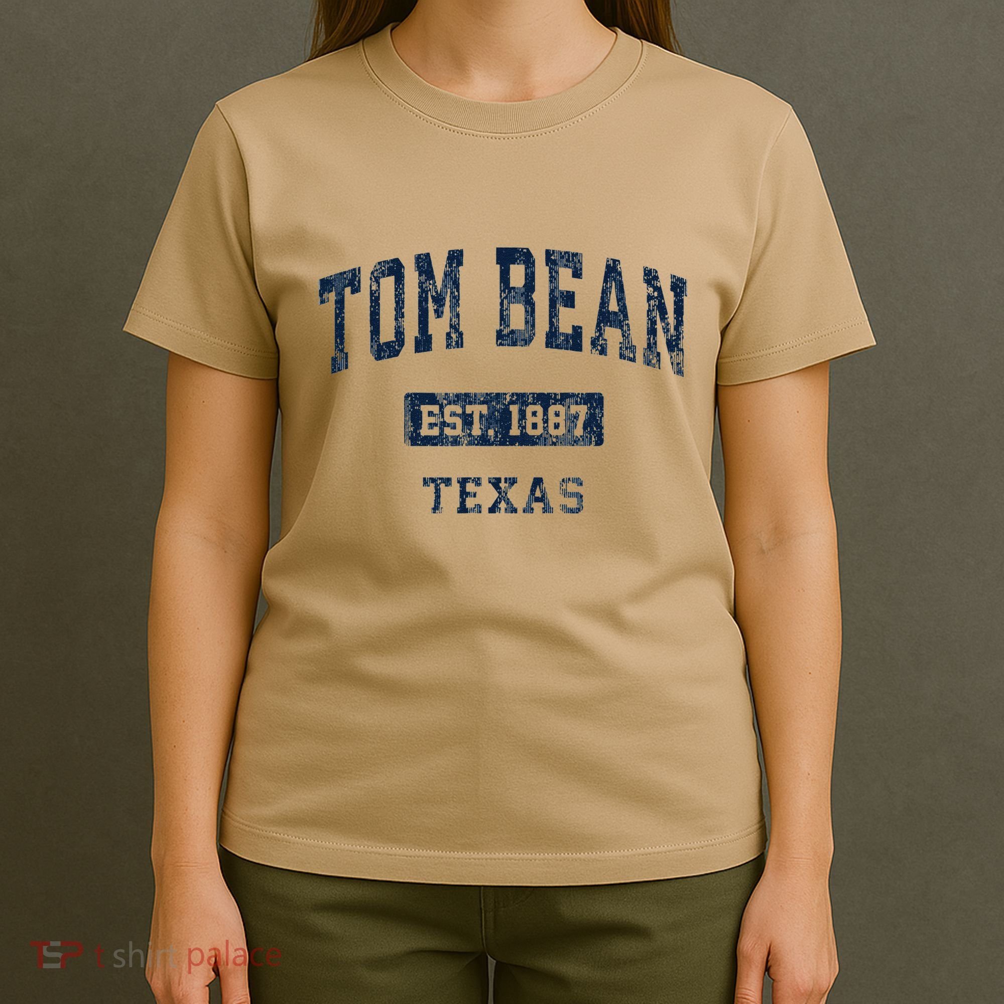 Tom Bean Texas Tx Vintage Established T-Shirt