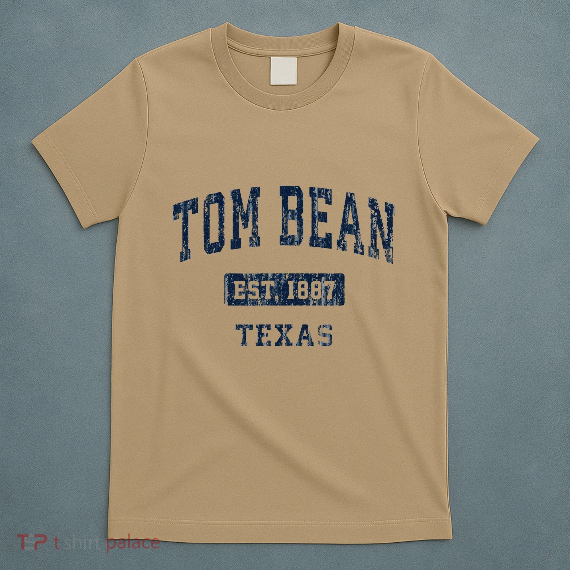 Tom Bean Texas Tx Vintage Established T-Shirt