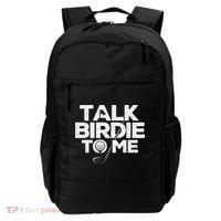 Talk Birdie To Me Golfer Golf Lover Golfing Putter Ball Backpack thumb 0