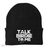 Talk Birdie To Me Golfer Golf Lover Golfing Putter Ball Beanie thumb 0