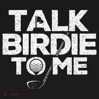 Talk Birdie To Me Golfer Golf Lover Golfing Putter Ball Women's Hoodie thumb 2