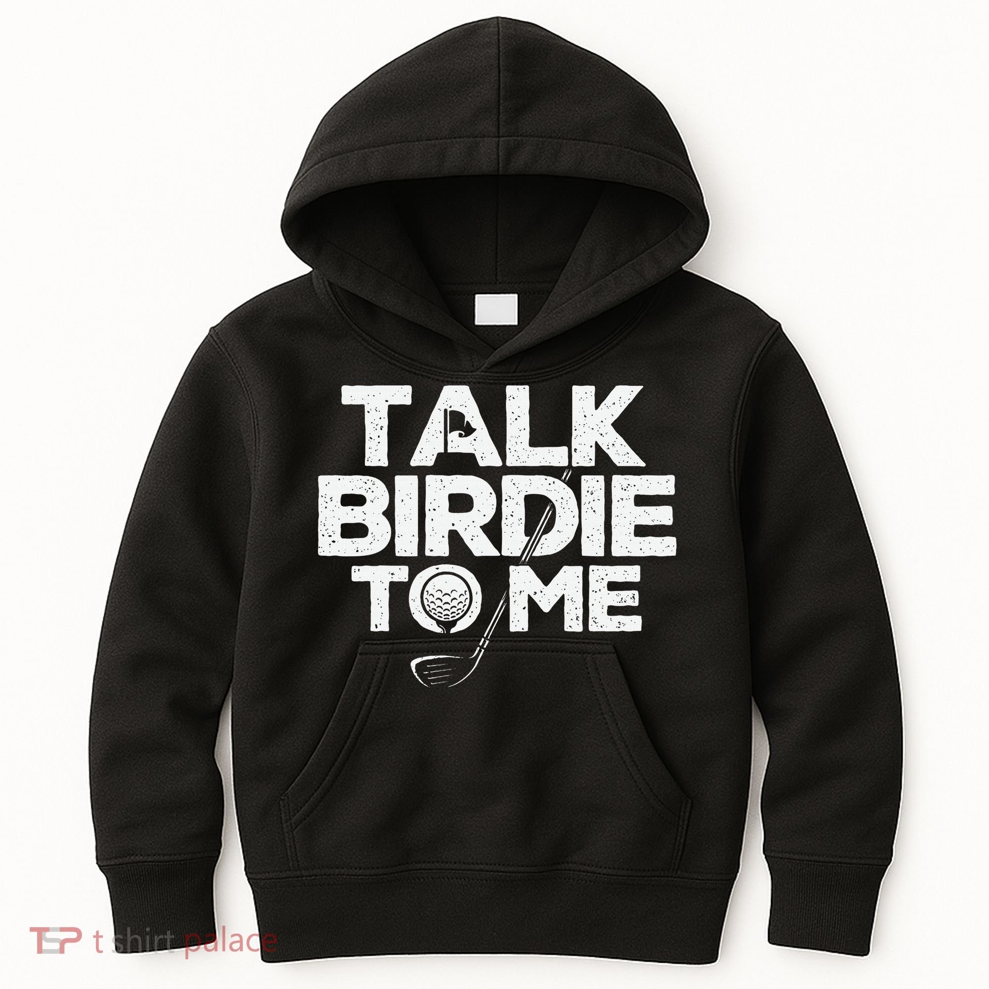 Talk Birdie To Me Golfer Golf Lover Golfing Putter Ball Kids Hoodie