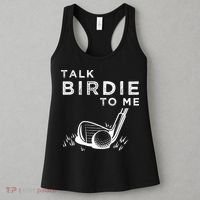 Talk Birdie To Me Funny Golf Player Pun Golfer Women's Tank Top thumb 3