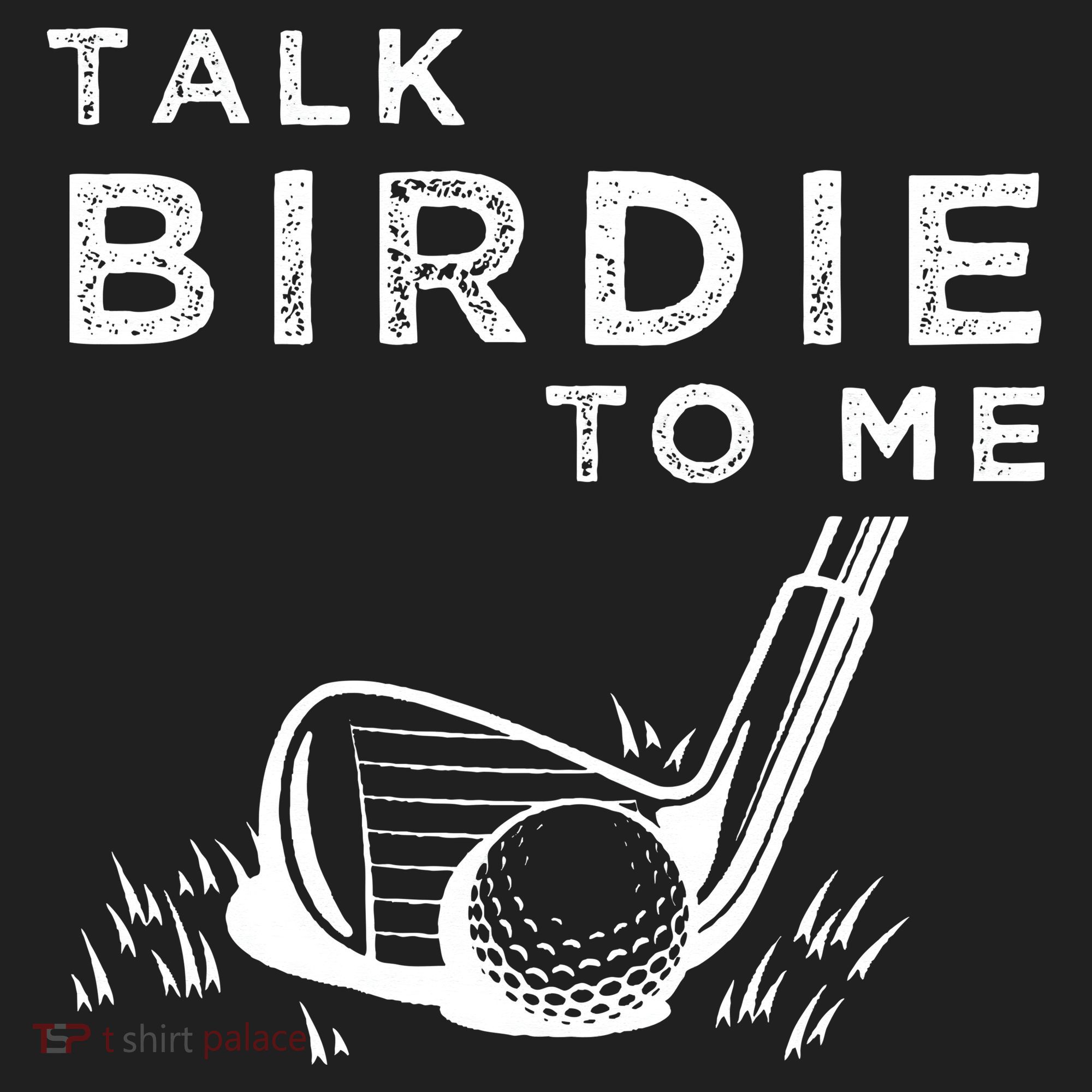 Talk Birdie To Me Funny Golf Player Pun Golfer Golf Towel