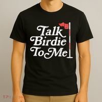 Talk Birdie To Me Funny Golfer Dad Fathers Day Golf T-Shirt thumb 3