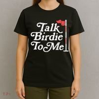 Talk Birdie To Me Funny Golfer Dad Fathers Day Golf T-Shirt thumb 4