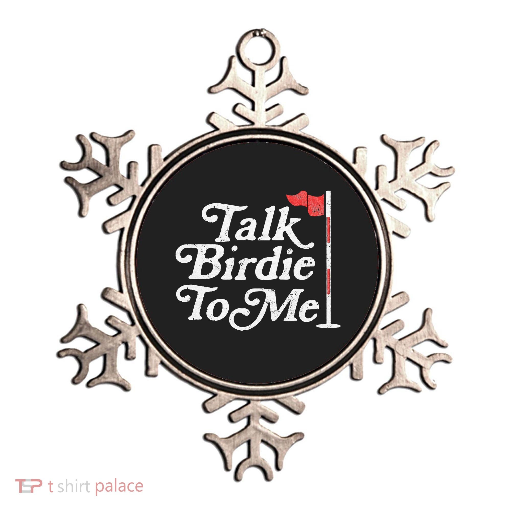 Talk Birdie To Me Funny Golfer Dad Fathers Day Golf Ornament