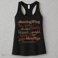 Thankful Blessings Thanksgiving Family Women's Tank Top thumb 3