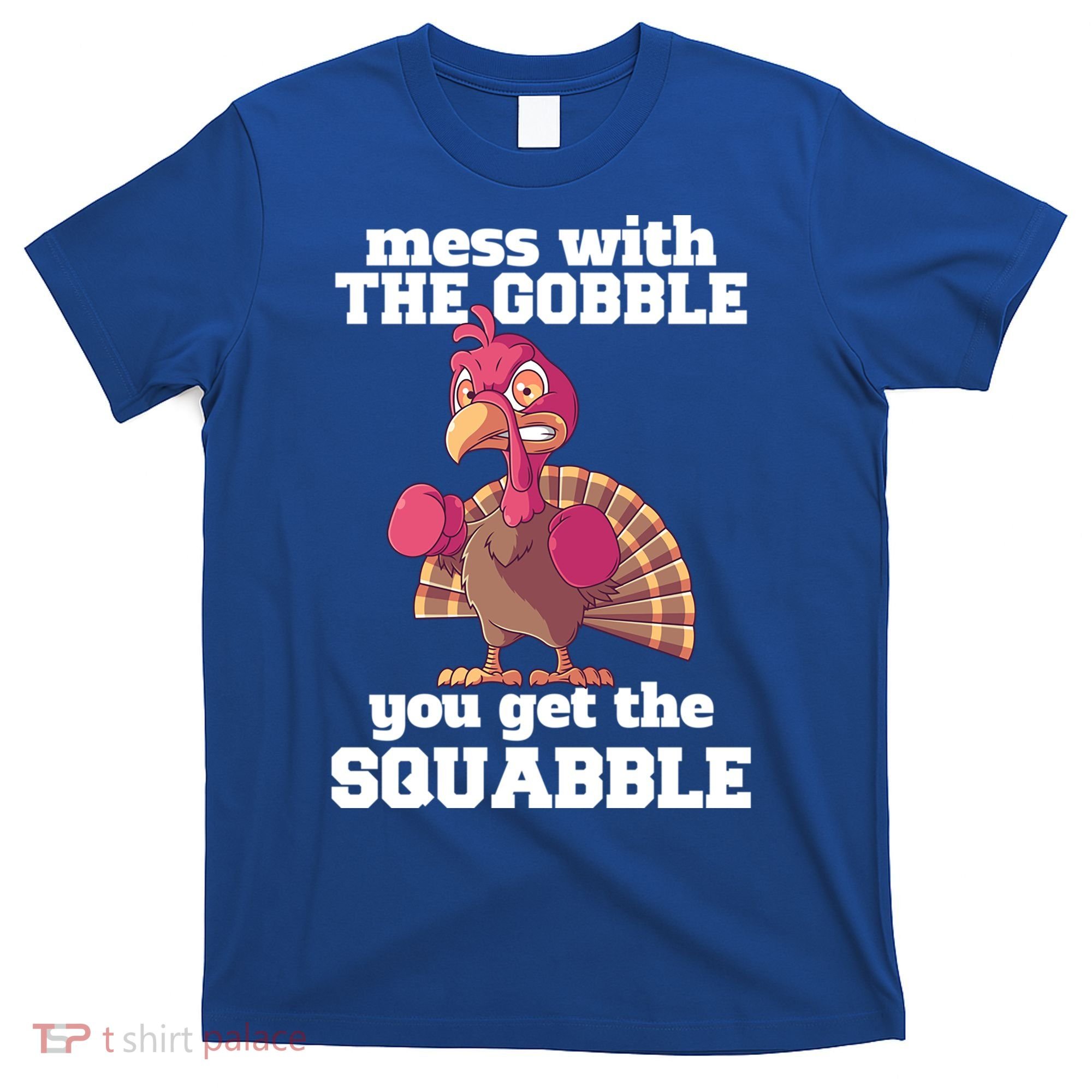 Turkey Boxing Thanksgiving Mma Kickboxing Karate Gobble Cool Gift T-Shirt