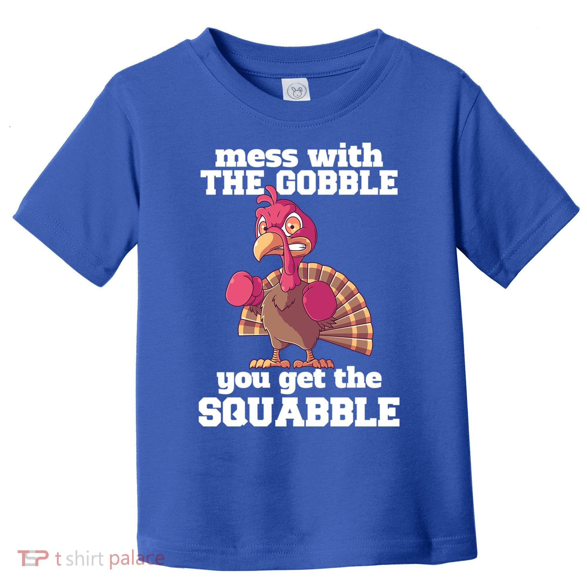 Turkey Boxing Thanksgiving Mma Kickboxing Karate Gobble Cool Gift Toddler T-Shirt