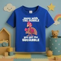 Turkey Boxing Thanksgiving Mma Kickboxing Karate Gobble Cool Gift Toddler T-Shirt thumb 3