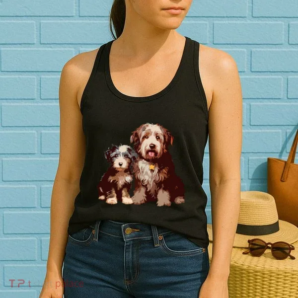 Two Bob Tail Dogs Women's Tank Top