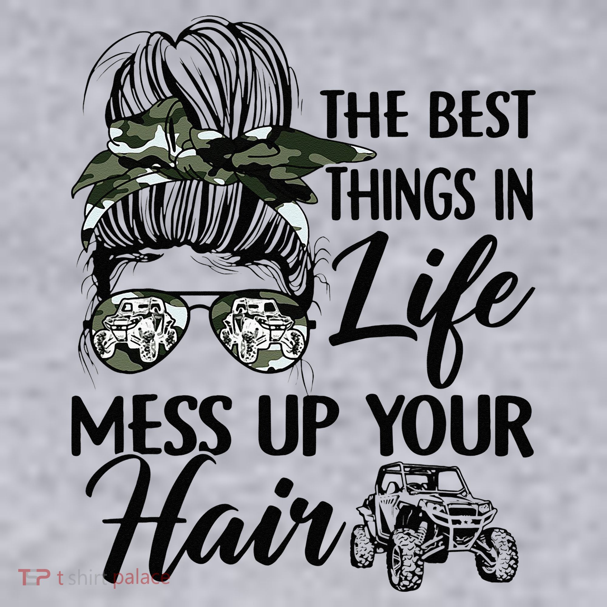 The Best Things In Life Mess Up Your Hair UTV SXS Funny Women's Sweatshirt