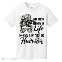 The Best Things In Life Mess Up Your Hair UTV SXS Funny Kids T-Shirt thumb 0