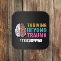 Thriving Beyond Trauma Tbi Traumatic Brain Injury Survivor Coaster thumb 0