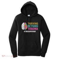Thriving Beyond Trauma Tbi Traumatic Brain Injury Survivor Women's Hoodie thumb 0