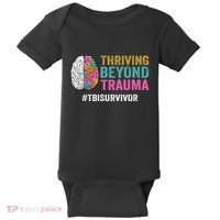 Thriving Beyond Trauma Tbi Traumatic Brain Injury Survivor Baby Bodysuit thumb 0