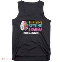 Thriving Beyond Trauma Tbi Traumatic Brain Injury Survivor Tank Top thumb 0