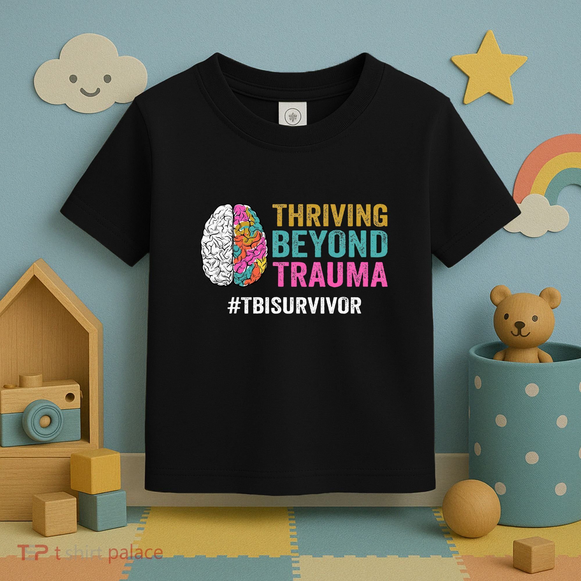 Thriving Beyond Trauma Tbi Traumatic Brain Injury Survivor Toddler T-Shirt