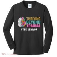 Thriving Beyond Trauma Tbi Traumatic Brain Injury Survivor Kids Long Sleeve Shirt thumb 0