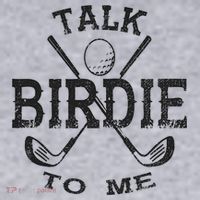 Talk Birdie to Me Funny Golf Golfing Golfer Gift Women's Sweatshirt thumb 2