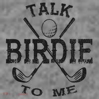 Talk Birdie to Me Funny Golf Golfing Golfer Gift Toddler Hoodie thumb 2