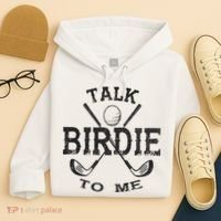 Talk Birdie to Me Funny Golf Golfing Golfer Gift Hoodie thumb 4