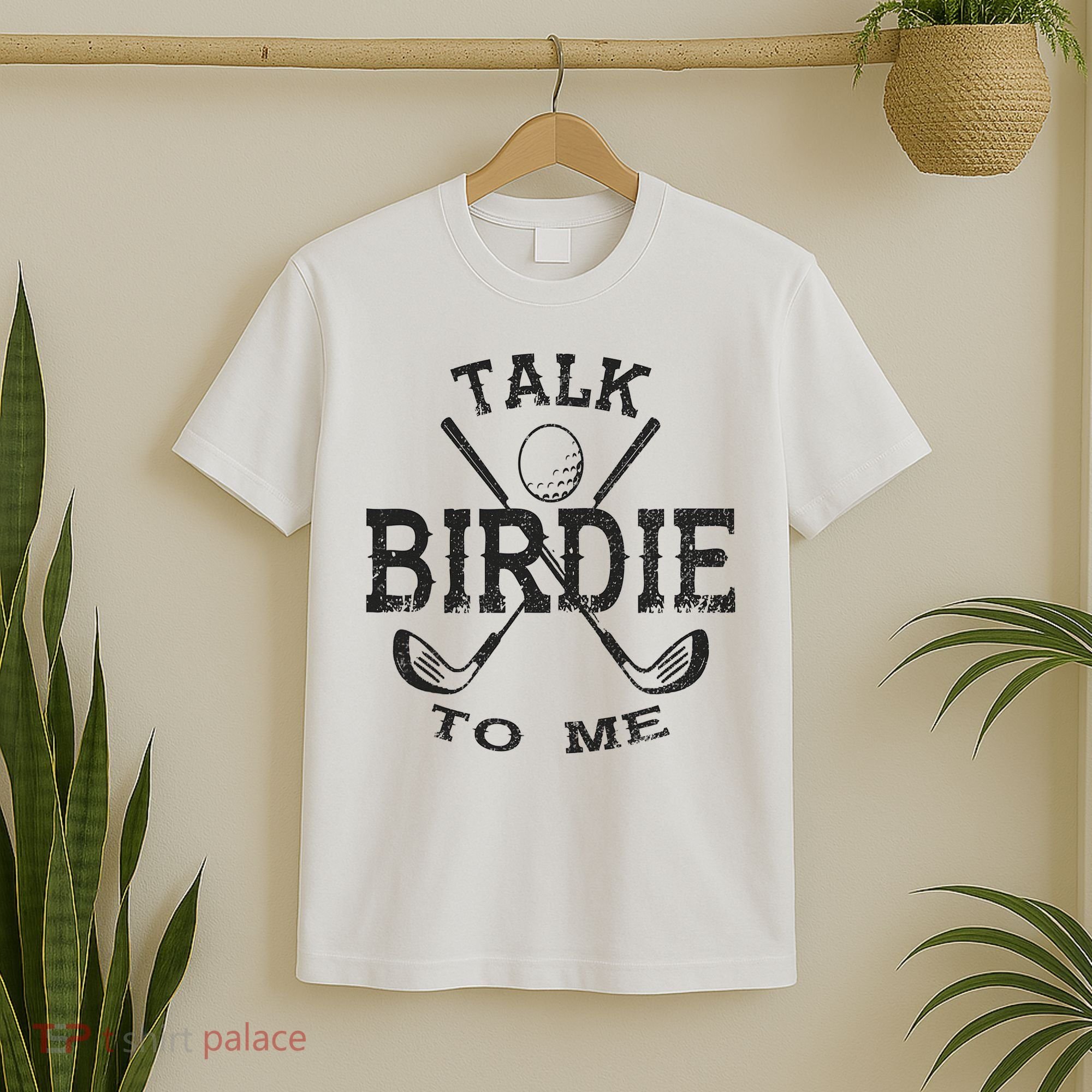 Talk Birdie to Me Funny Golf Golfing Golfer Gift T-Shirt