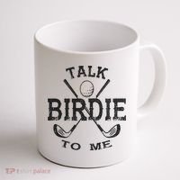 Talk Birdie to Me Funny Golf Golfing Golfer Gift Coffee Mug thumb 1