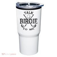 Talk Birdie to Me Funny Golf Golfing Golfer Gift Tumbler thumb 0