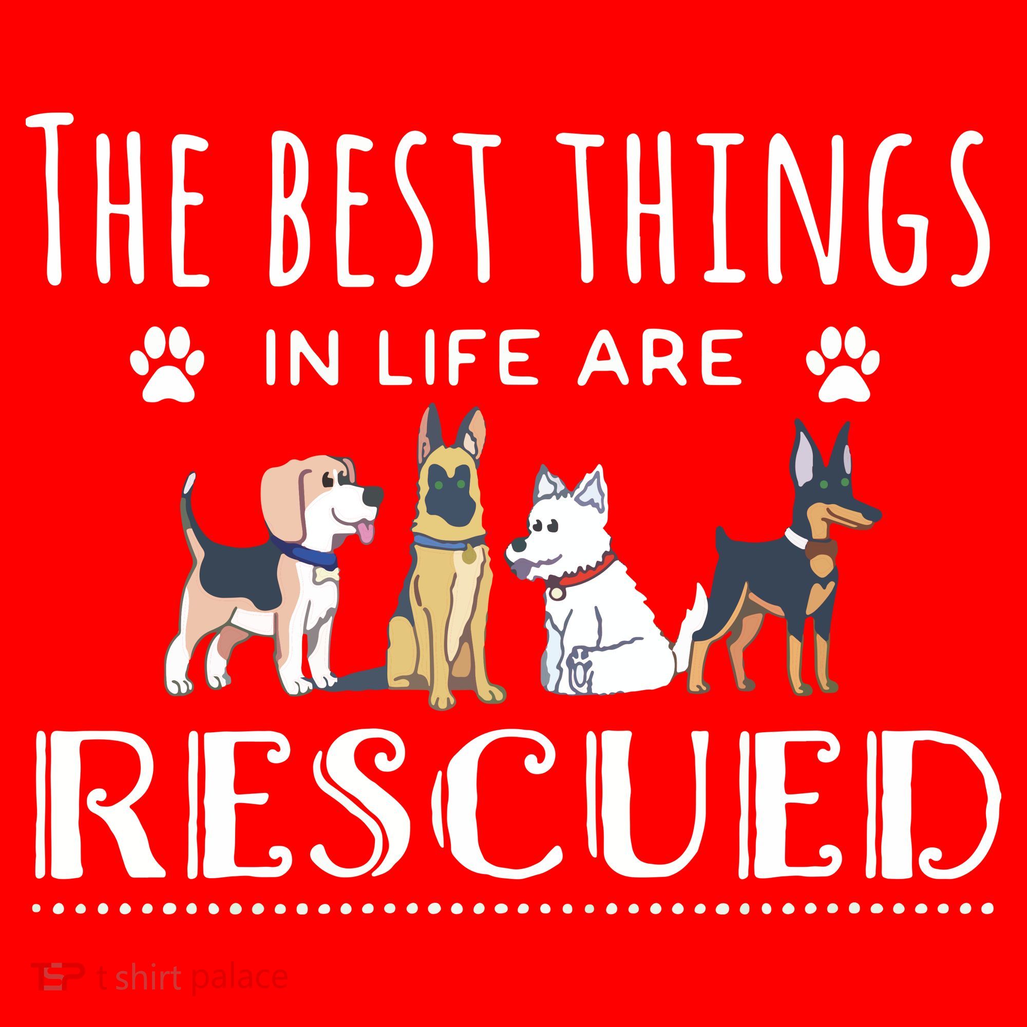 The Best Things In Life Are Rescued Dog Rescue Santa Hat