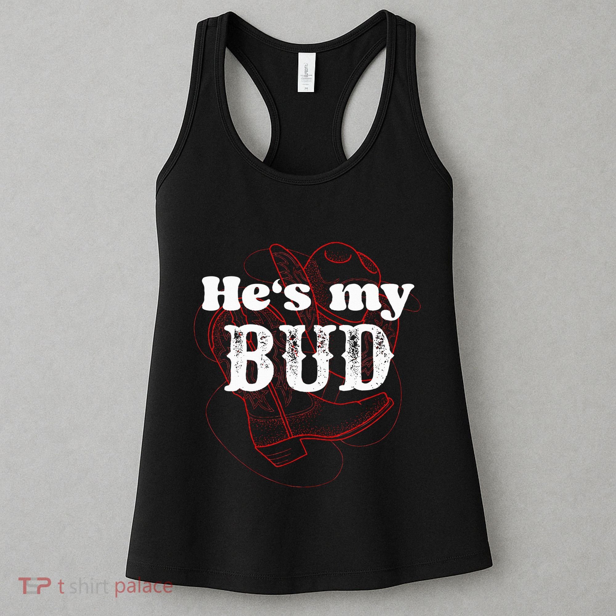 Texas Bud Texas Sissy Square Dance Couple Rodeo Women's Tank Top