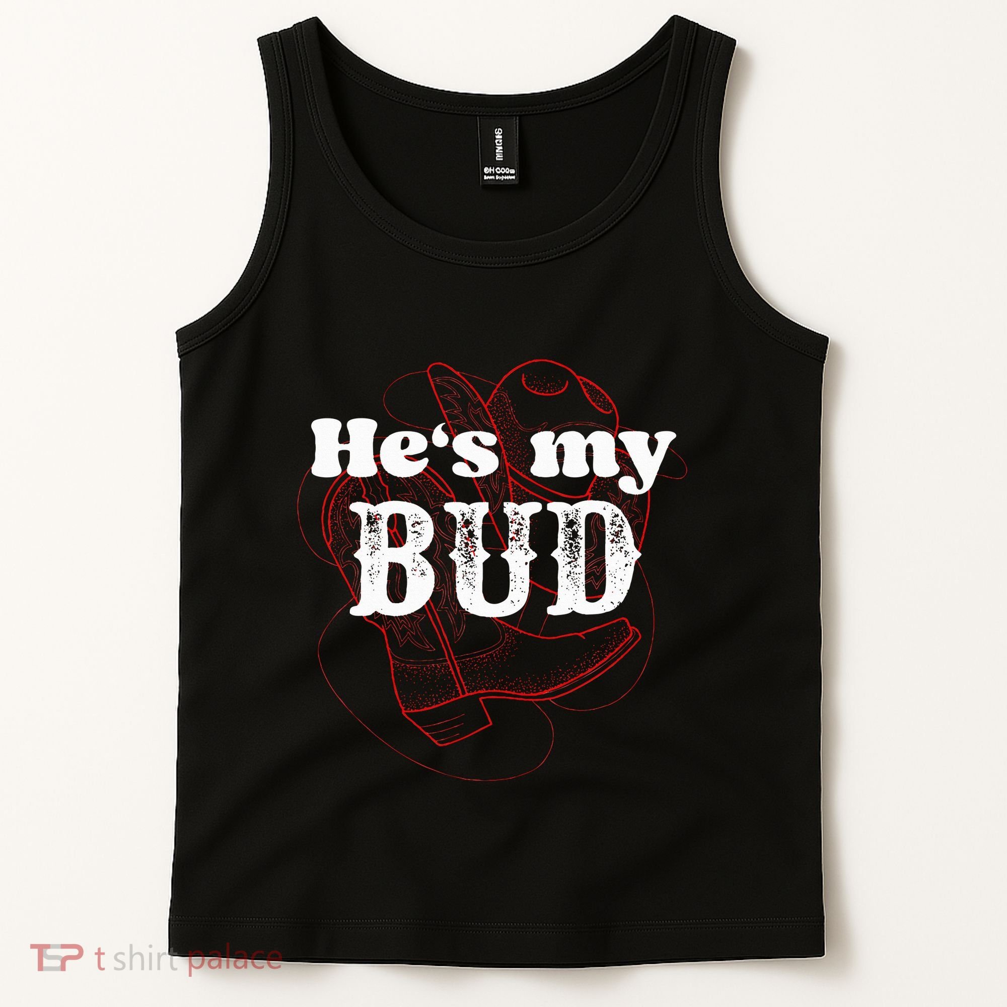 Texas Bud Texas Sissy Square Dance Couple Rodeo Tank Top