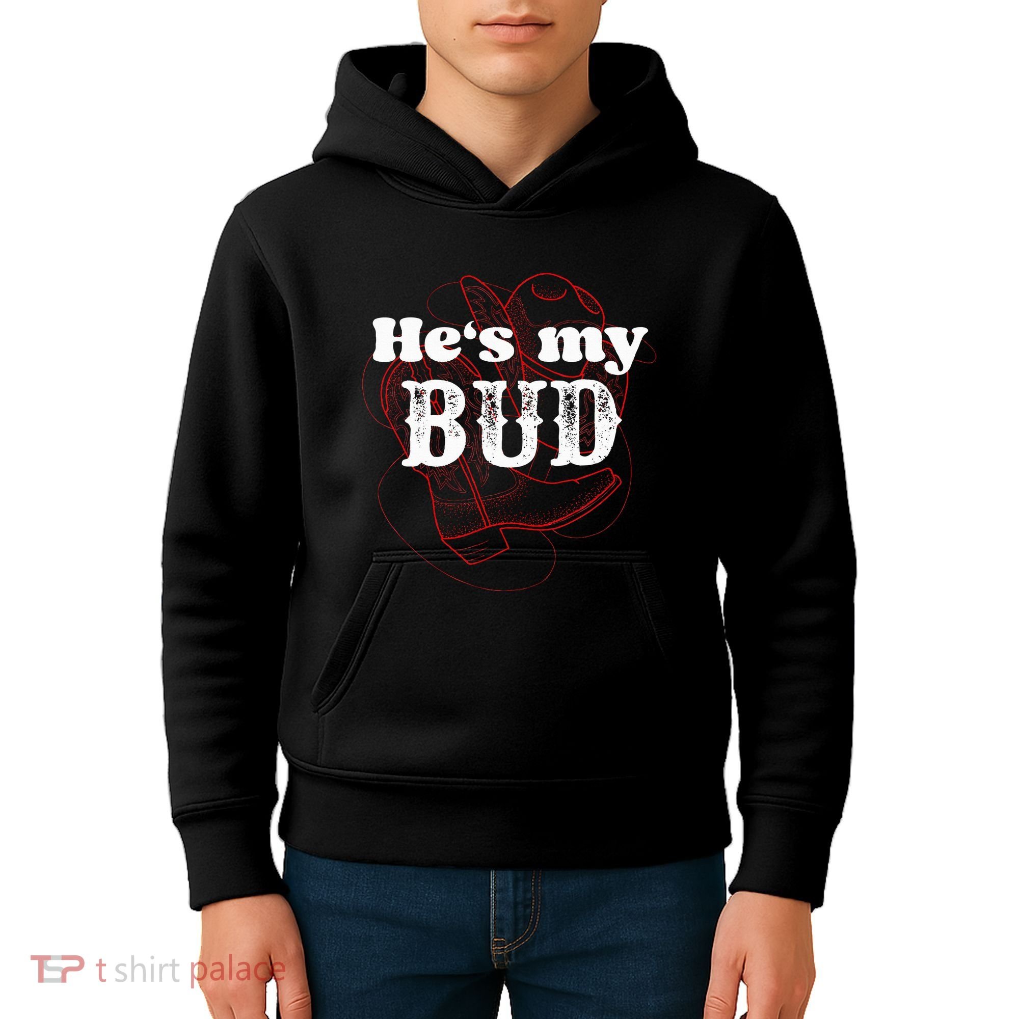 Texas Bud Texas Sissy Square Dance Couple Rodeo Kids Hoodie