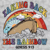 Taking Back The Rainbow Christian Jesus Rainbow Ship Long Sleeve Shirt thumb 2