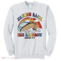 Taking Back The Rainbow Christian Jesus Rainbow Ship Sweatshirt thumb 0